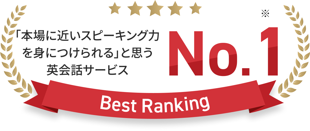 「本場に近いスピーキング力を身につけられる」と思う英会話サービス